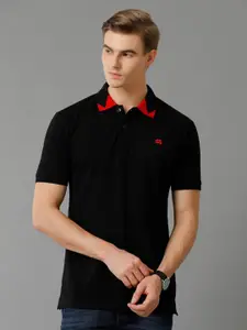 ADRO Polo Collar Cotton T-shirt