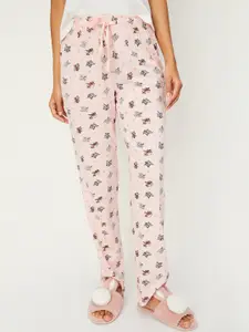 max Mid-Rise Tom & Jerry Printed Pure Cotton Lounge Pant