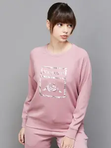 Kappa Typography Printed Round Neck Pullover