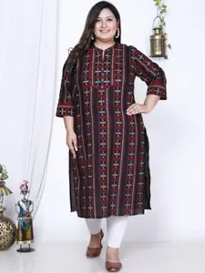 Swasti Floral Embroidered Cotton Kurta