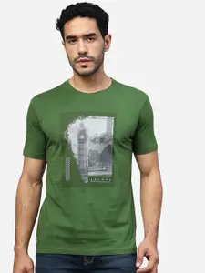 Greenfibre Graphic Printed Slim Fit Cotton T-shirt