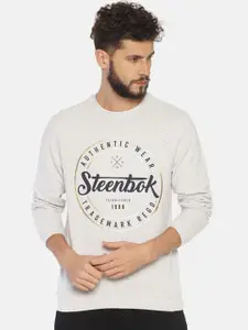 Steenbok Typography Printed Cotton Sweatshirt