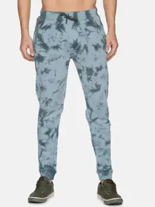 Steenbok Men High-Rise Tie and Dyed Pure Cotton Straight-Fit Joggers