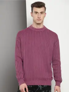 Calvin Klein Jeans Ribbed Pure Cotton Pullover Sweater