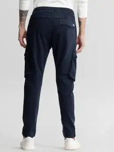 Snitch Men Smart Loose Fit Mid-Rise Cargos