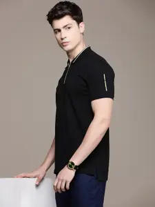 French Connection Polo Collar Pure Cotton T-shirt