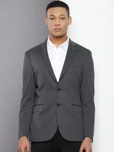 Tommy Hilfiger Tailored-Fit Notched Lapel Single-Breasted Formal Blazer