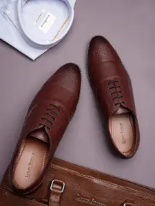 LOUIS STITCH 
Men Rosewood Formal Lace Up Derby Shoes