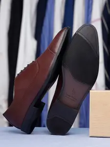 LOUIS STITCH 
Men Rosewood Formal Lace Up Derby Shoes