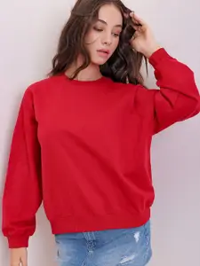Trend Alacati stili Round Neck Pure Cotton Pullover Sweatshirt