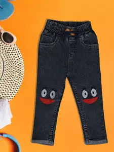 A-Okay Girls Clean Look Embroidered Slim Fit Denim Jeans