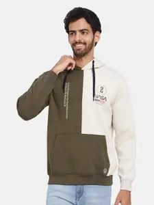 Octave Colourblocked NASA Fleece Hooded Pullover Sweatshirt