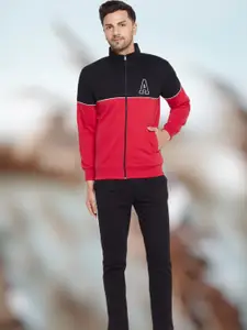 WILD WEST Colourblocked Fleece Cotton Tracksuits