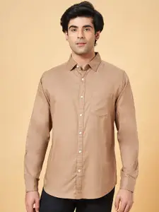 BYFORD by Pantaloons Slim Fit Spread Collar Cotton Casual Shirt