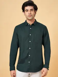 BYFORD by Pantaloons Slim Fit Spread Collar Cotton Casual Shirt