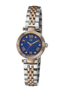 GC GUESS COLLECTION Flair Blue Round Dial Women Quartz Analog Watch - Z02004L7MF