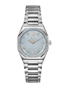GC GUESS COLLECTION Coussin Sleek Lady Blue Dial Women Quartz Analog Watch - Z25003L7MF