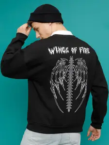 HIGHLANDER Graphic Printed Oversized Sweatshirt