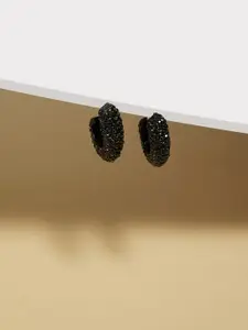 AMI Gold-Plated Contemporary Hoop Earrings