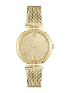 Ted Baker Women Mother of Pearl Dial Bracelet Style Straps Analogue Watch BKPDAF3039I