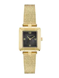 Ted Baker Women Textured Dial & Stainless Steel Straps Analogue Watch BKPMSF3059I
