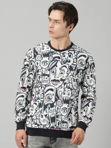 Rodzen Conversational Printed Cotton Sweatshirt