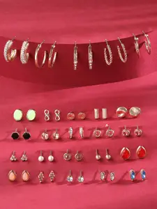 AMI Set Of 25 Contemporary Stud Earrings