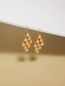 AMI Gold-Plated Contemporary Drop Earrings