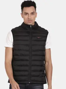 t-base Mock Collar Windcheater Puffer Jacket