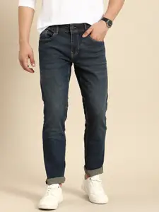 Being Human Men Slim Fit Light Fade Stretchable Mid-Rise Jeans