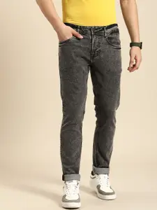Being Human Men Slim Fit Heavy Fade Stretchable Mid-Rise Jeans