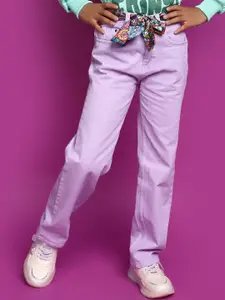 V-Mart Girls Cotton Denim Mid-Rise Jeans
