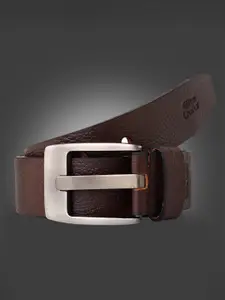 Elite Crafts Men Textured Leather Reversible Formal Belt