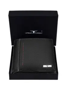 URBAN FOREST Men RFID Leather Two Fold Wallet