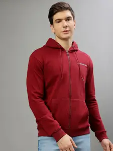 LINDBERGH Hooded Front Open Sweatshirt