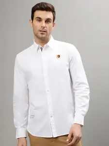 Iconic Slim Fit Spread Collar Pure Cotton Casual Shirt