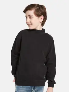 Octave Boys High Neck Long Sleeves Fleece Sweatshirt