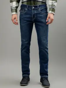 True Religion Men Straight Fit Light Fade Stretchable Jeans