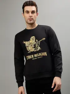 True Religion Graphic Printed Pullover Sweatshirt