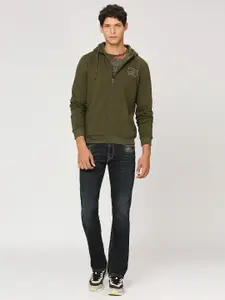 Pepe Jeans Hooded Long Sleeves Front-Open Sweatshirt