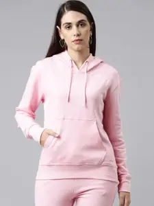 TWIN BIRDS Hooded Pure Cotton Pullover Sweatshirt