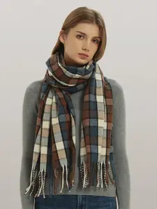 JC Collection Checked Scarf