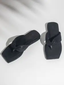 Inc 5 Striped Open Toe Flats