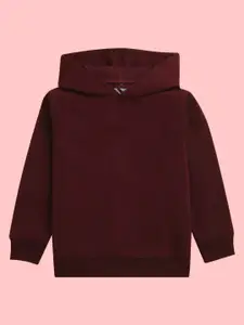 NUSYL Girls Unicorn Printed Hooded Fleece Pullover