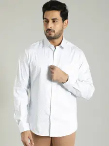 Indian Terrain Micro Disty Printed Casual Shirt