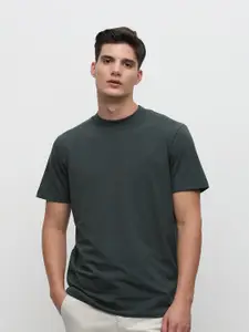 SELECTED Round Neck Short Sleeves Casual T-shirt