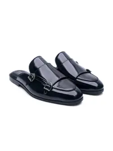 GRIFFIN Men Buckle Detail Slip-On Mules