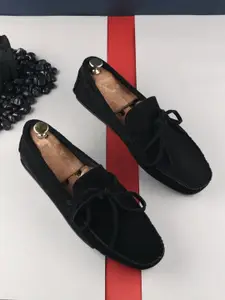 GRIFFIN Men Tomford Pane Dora Suede Driving Shoes