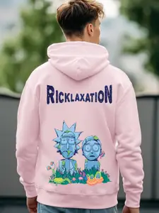 Bewakoof Graphic Printed Fleece Oversized Pullover Sweatshirt