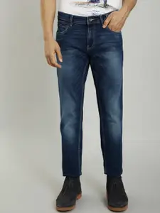 Indian Terrain Men Brooklyn Slim Fit Mid-Rise Clean Look Light Fade Stretchable Jeans
